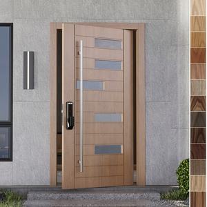 Puerta Pivotante Exterior de Madera Sólida England Villa 32x80, Puerta de Entrada Principal Moderna y de Lujo para Casa, Antirrobo, para Apartamento u Hotel - Product Image 5