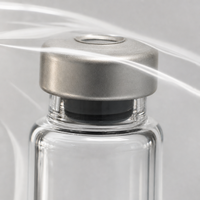 Bouteille en verre de petite capacité en borosilicate, emballage liquide, logo personnalisé, options de couleur, stock disponible