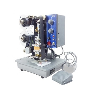 Hiệu quả cao thương mại tự động dập nóng ngày hàng loạt Thời hạn sử dụng mã hóa máy/Nhiệt co ngót nhãn <span class=keywords><strong>Ribbon</strong></span> Máy in mã - Product Image 1