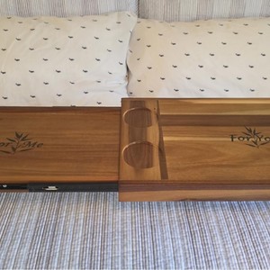 <b>Wooden</b> lazy folding <b>table</b>, multi-functional, <b>extendable</b>, suitable for beds, bay windows, small <b>tables</b>, multi-purpose, simple - Product Image 1