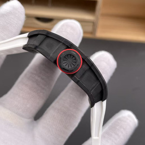 Montre-bracelet pour homme de luxe, mécanique squelettée, saphir, bracelet 20 mm en fibre de carbone TPT, de haute qualité, simple et élégante - Product Image 3