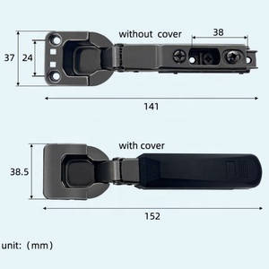 Bisagra Lineal Oculta 3D Ajustable de Cierre Suave para Gabinetes de Cocina, Copa de 35mm de Diámetro, Bidireccional - Product Image 3