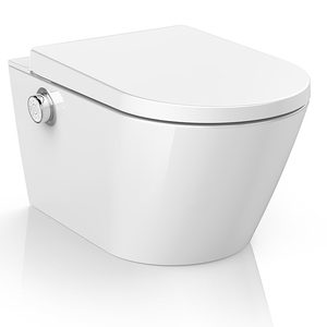 Toilette électronique sans monture suspendue Toilette intelligente <span class=keywords><strong>Bidet</strong></span> Couverture souple Siège de toilette japonais - Product Image 2