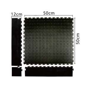 Uso de fábrica, alfombrilla de garaje industrial comercial antideslizante para interiores de 6,5 MM, baldosas de vinilo de PVC, característica antideslizante para taller - Product Image 2