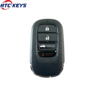 Htckey 3 + 1按钮HON66刀片智能汽车钥匙盖外壳新款钥匙壳