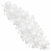 Billes en plastique PP translucide naturel, sphères en polypropylène solide, 3,175 mm, 4,763 mm, 6,35 mm pour usage industriel