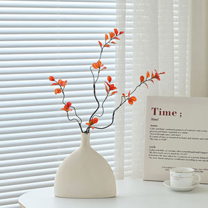 Branches d'arbre artificielles, feuilles d'automne en plastique, décoration intérieure, arrangement floral, décoration de salon, feuilles d'arbre simulées - Product Image 4
