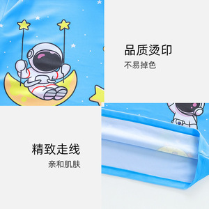 Traje de Baño de Dos Piezas para Niños, Secado Rápido, Estampado de Astronauta Azul, 3-7 Años - Product Image 4