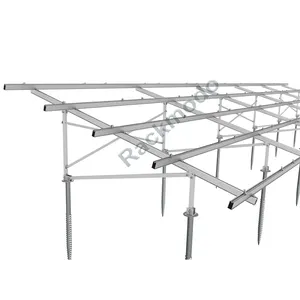 Easy Solar Installation Aluminum Ground Mount Solar Racking System