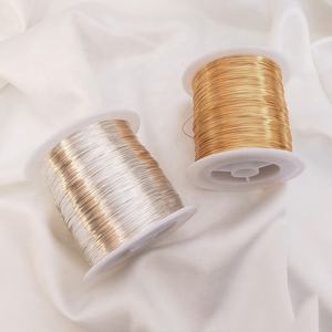 925スターリングシルバー高品質ワイヤーブレスレットジュエリー用フェードなし<span class=keywords><strong>14K</strong></span>ゴールド充填ワイヤーアクセサリー - Product Image 2