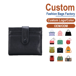 Tarjetero Casual de Cuero Negro de Grano Completo para Hombre con Bloqueo RFID - OEM para Marcas que Buscan Utilidad Minimalista y Lujo Discreto - Product Image 1