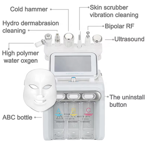 Máquina Facial Portátil de Hidrodermoabrasión con H2O2, Limpieza Profunda Hydro 7 en 1, Aqua Peel e Hidrodermoabrasión de Belleza - Product Image 3