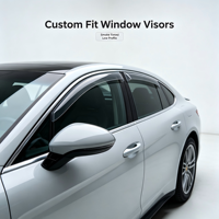 Accesorios para Automóviles, Protector de Lluvia para Ventanas de Automóviles, para Sedán, SUV, Hatchback, Ajuste Universal, Deflector de Viento, Protector Antilluvia