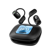 OWS LX-80 Écouteurs à écran tactile LED couleur pleine, écouteurs sportifs à conduction aérienne avec ANC+ENC