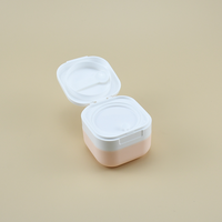 Pots cosmétiques en PP à double couvercle rabattable 50g 80g 100g 120g – Contenants vides en plastique pour crèmes et masques de soin