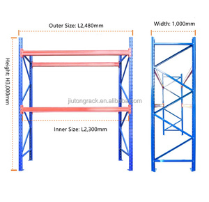 Rak Gudang Baja Kustom untuk Penyimpanan Berat, Rak Palet Selektif dengan Dek Kawat untuk Penyimpanan Suku Cadang - Product Image 4
