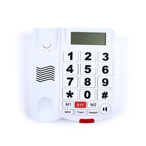 Dễ dàng sử dụng điện thoại cố định khẩn cấp SOS-Nút lớn & hiển thị + nút SOS di động cho người cao niên an toàn (Nhà cung cấp) - Product Image 3