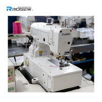Machine à coudre industrielle GC562-03GB ROSEW, deux aiguilles, quatre fils, moteur manuel, haute productivité, couture de vêtements