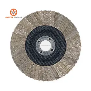 Wholesale 4-Inch 100mm Electroplated Diamond Grinding Flap Disc for Grinding on Tiles Ceramic Concrete Metal and Stone Materials