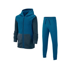 Prix de gros PIHA SPORTS Ensemble de survêtement 2-en-1 en molleton de coton pour hommes adultes, style mode, avec sweat à capuche et pantalon de jogging - Product Image 1