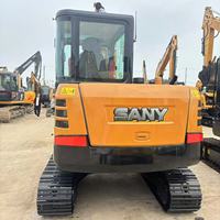 SANY SY60 C économique marque célèbre chinoise utilisée Mini pelle sur chenilles 6 tonnes d'occasion petite pelle ensacheuse expédition mondiale