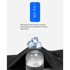 Vente chaude glace soie suspendus hommes pantalons décontractés été nouveau Port vent lâche droite jambe large pantalons longs - Product Image 6