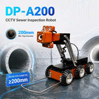 Robot d'inspection de canalisations étanche IP68 DP-A200 avec caméra pour égouts et conduites sous-marines