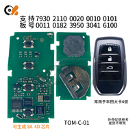 Llaves Inteligentes Universales CK-TOM para Automóviles Toyota, Lexus, Subaru, Hyundai, Kia, Chip 4D 8A