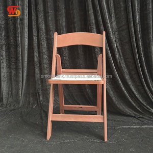 Chaises pliantes rembourrées en résine blanche <span class=keywords><strong>Napoléon</strong></span> pour banquet, jardin, mariage, événements de fête - Product Image 2