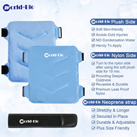 World-bio Therapeutic Ice Pack Element Reusable Gel Cold Pack Wrap Multifunctional Cold Hot Compress