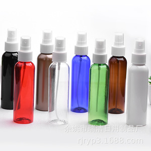 120Ml Round Shoulder <b>Spray</b> <b>Bottle</b> Pet Plastic Cosmetic Fine Mist Toner <b>Empty</b> <b>Bottle</b> For Makeup Water - Product Image 4