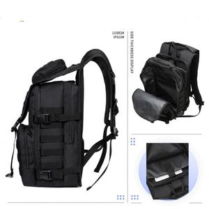 Sac à dos tactique multifonctionnel en gros pour voyage en plein air, sac à dos imperméable pour homme, sac à dos pour ordinateur portable - Product Image 5