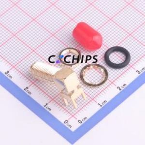 HJ-SMA581 RF Coaxial Connector Through hole Component (THT) Connector Board-to-Board Inner Hole 1 5.3mm - Product Image 2