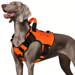 Harnais pour <span class=keywords><strong>chien</strong></span>, harnais pour animaux de compagnie réglable sans traction, réfléchissant, entraînement facile, contrôle facile, gilet pour animaux de compagnie, harnais pour chiens de service pour grands chiens - Product Image 6