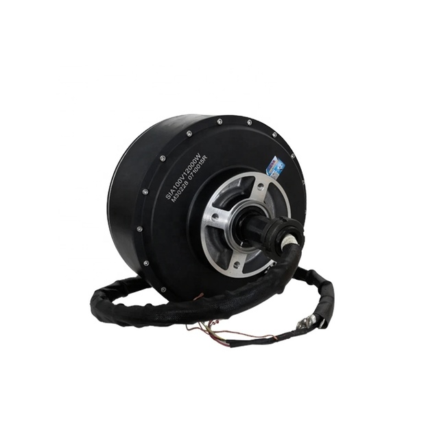 QS Motor 10kW 60H V3 BLDC Hub Motor 72V Single Shaft for DIY Electric Car 10kW 60H Waterproof BLDC Motor