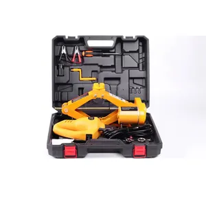 Kit d'outils réparation d'urgence, outils portables de 3 tonnes, cric électrique pour voiture, véhicule