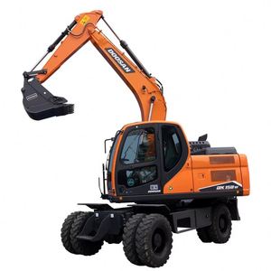 Excavatrice de taille moyenne de 15 tonnes, 4 roues, hydraulique, Hyundai 150w-9 Doosan DX150W, pas cher à vendre - Product Image 1