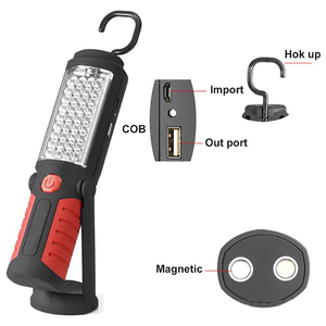 Nhựa từ làm việc đèn có thể sạc lại có thể gập lại 36 + 5LED kiểm tra làm việc ánh sáng với móc - Product Image 6