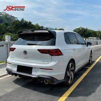 Diffuseur arrière en fibre de carbone style JSK pour VW Golf 8 GTI 2021