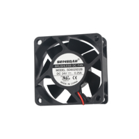 Ventilateur axial sans balais DC 60x60x25mm, débit d'air équivalent 50mm, faible bruit, roulement hydraulique, ventilateur de refroidissement industriel OEM/ODM