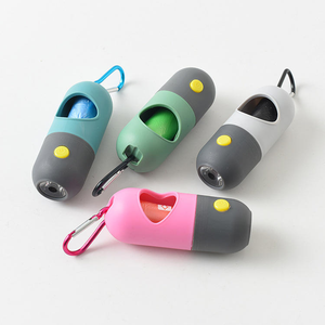 Custom Dog Poop Waste Bag Dispenser with LED Flashlight <b>Pet</b> Waste Bag Holder Dog Poop Dispenser Bag Holder - Product Image 4