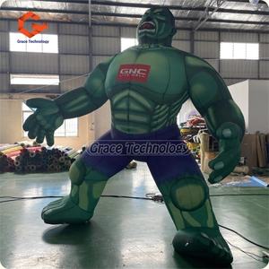 Hete Verkoop Gigantische Opblaasbare Hulk Op Maat Gemaakt Opblaasbaar Hulk-Karaktermodel Voor Reclamepromotie - Product Image 4