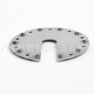Plaque de mise à la terre photovoltaïque en acier inoxydable avec double pointe pour la mise à la terre des panneaux solaires - Product Image 1