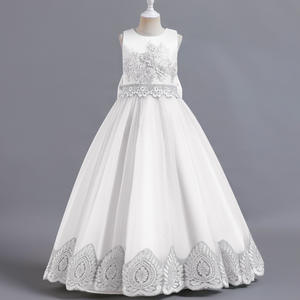 Robes pour filles imprimées sans manches élégantes robes <span class=keywords><strong>de</strong></span> princesse bouffantes costumes <span class=keywords><strong>de</strong></span> scène podium robes <span class=keywords><strong>de</strong></span> fête <span class=keywords><strong>de</strong></span> mariage robes <span class=keywords><strong>de</strong></span> bal - Product Image 4