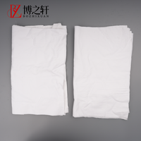 Chiffons de nettoyage industriels BZX pour le secteur hôtelier, en coton 100% recyclé, issus de draps blancs et de serviettes d'hôtel, pour le nettoyage marin et des déchets textiles