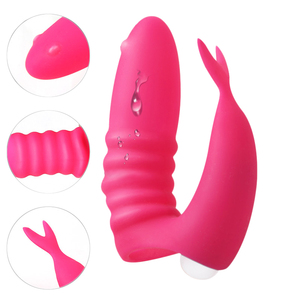Yoğun stimülasyon için güçlü titreşim dokulu kafa ile G Spot parmak vibratör - Product Image 2