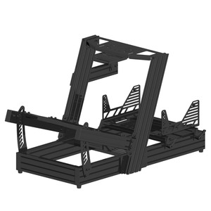 telaio in alluminio profilo simulatore pozzetto Super guida simulatore di gioco cabina di pilotaggio con sedia da corsa reale - Product Image 5
