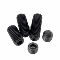 Vis de réglage à six pans creux en acier au carbone noir 12.9 de qualité grossière UNC 3/16 1/4 5/16 3/8 1/2 5/8 Vis sans tête à six pans creux