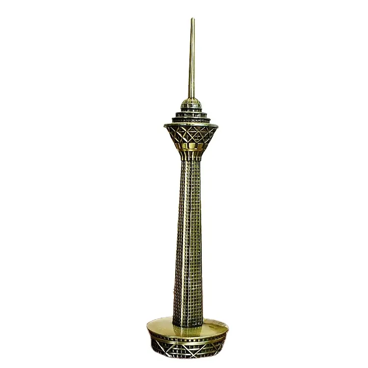 Wholesale Metal Crafts Home Decoration Iran Souvenir Model Milad Tower