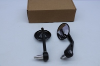 Miroir de 8mm 10mm pour Cafe Racer vespa Scooter accessoires de moto universels pièces de guidon rétroviseur latéral de circulation